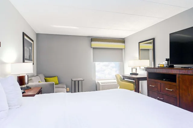 جناح بسرير كينج بغرفة نوم واحدة مع أريكة، Hampton Inn Lexington Park 2/4