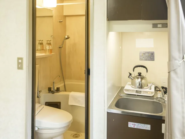 غرفة اقتصادية مزدوجة للمدخنين، Flexstay Inn Higashi-Jujo 3/5