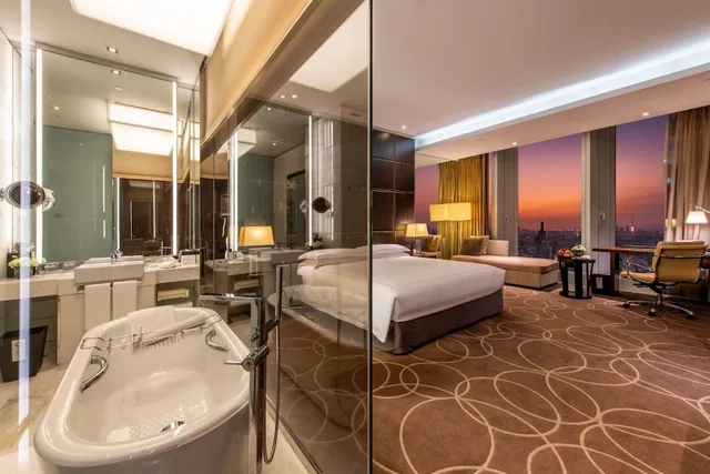 غرفة كلاسيكية بسرير كينج بإطلالة على المدينة، Intercontinental Nanjing 3/4