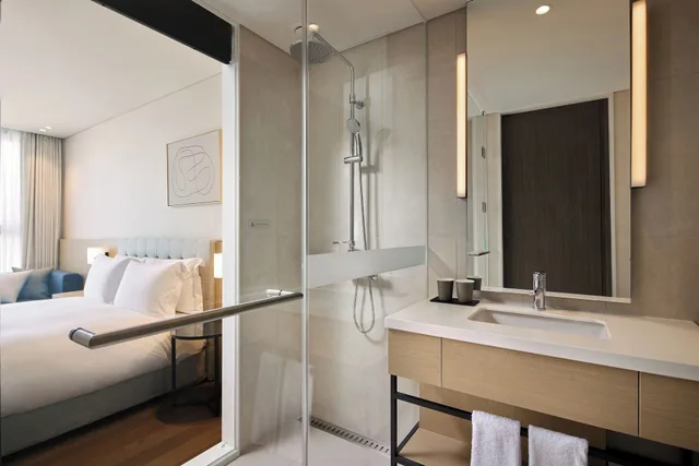 Ondol, Standard, 2 Futon Beds, City View، Shilla Stay Yeosu 6/6