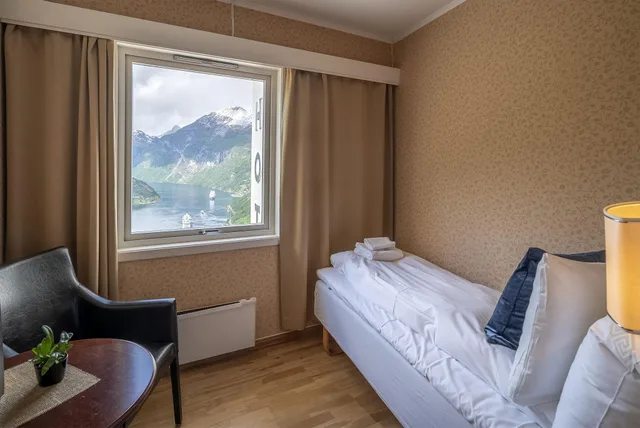 غرفة مفردة بإطلالة على البحر، Hotell Utsikten Geiranger by Classic Norway Hotels 2/10