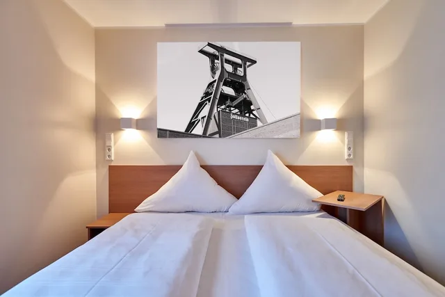 غرفة بزنس بسريرين منفصلين بإطلالة على المتنزه، Mcdreams Hotel Essen-City 2/5
