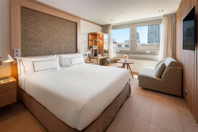غرفة ديلوكس بسرير مزدوج، Melia Madrid Princesa Hotel 3/8