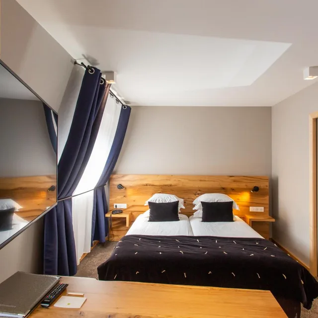 غرفة ديلوكس، Logis Hotel Restaurant le Rapp 7/10