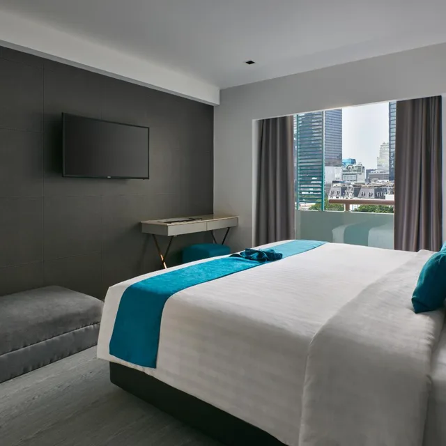 غرفة تنفيذية ركنية، Sora Hotels Silom 4/10