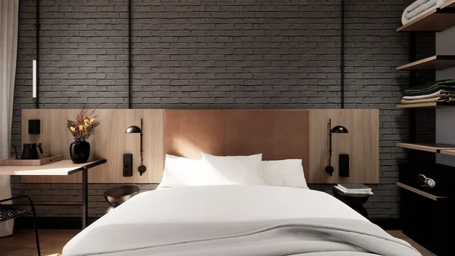 غرفة قياسية مفردة بسرير مزدوج، Transit Hotel 1/2