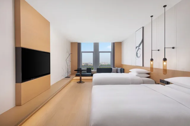 غرفة بريميوم بسريرين مزدوجين، Fairfield by Marriott Liaocheng Dongchangfu 1/4