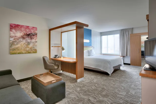 جناح بسرير كينج مع أريكة لذوي الإعاقة، Springhill Suites Salt Lake City Draper 3/10