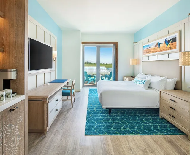 جناح بسرير كينج بشرفة، Margaritaville Hotel Kansas City 1/2