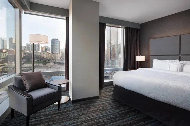 جناح تنفيذي بإطلالة على المدينة بغرفة نوم واحدة، RESIDENCE INN SEATTLE DOWNTOWN/CONVENTION CENTER 1/4