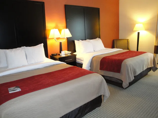 غرفة قياسية بسريرين كوين، Comfort Inn and Suites York, PA 5/7