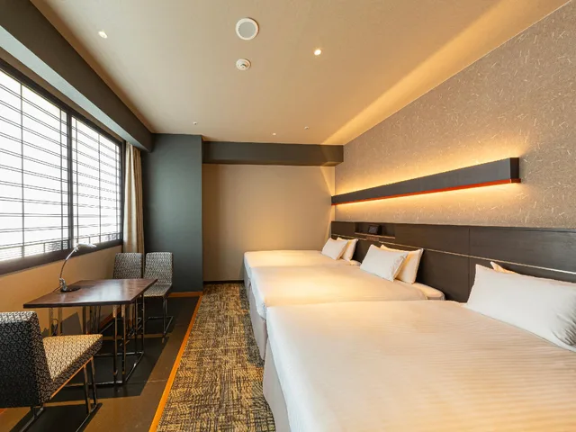 غرفة ديلوكس ثلاثية بثلاثة أسرّة، Hotel Keihan Kyoto Hachijoguchi 1/1