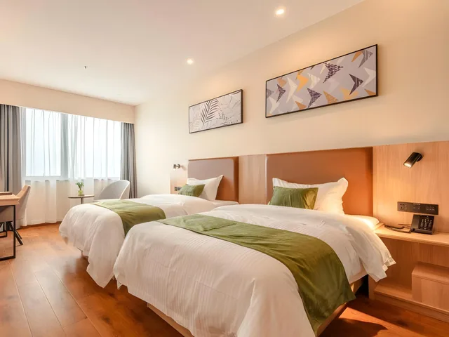 Landscape, Twin Beds، GreenTree Inn Hefei Changjiang West Road Zhenxing Road Subway Station Jiaqiao Yueshan International 3/3