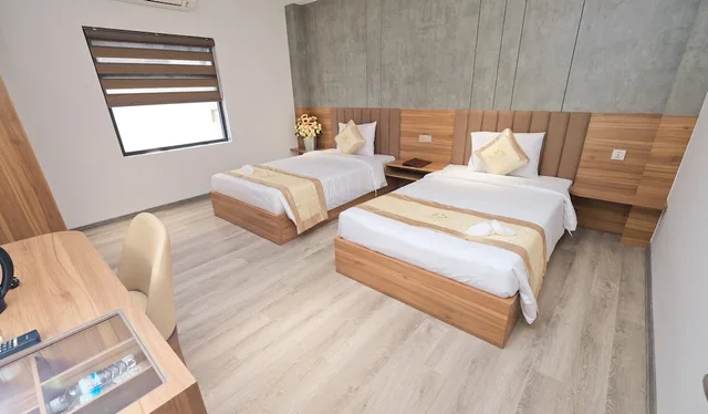 غرفة ديلوكس بسريرين منفصلين، Prague Nha Trang Hotel 1/7