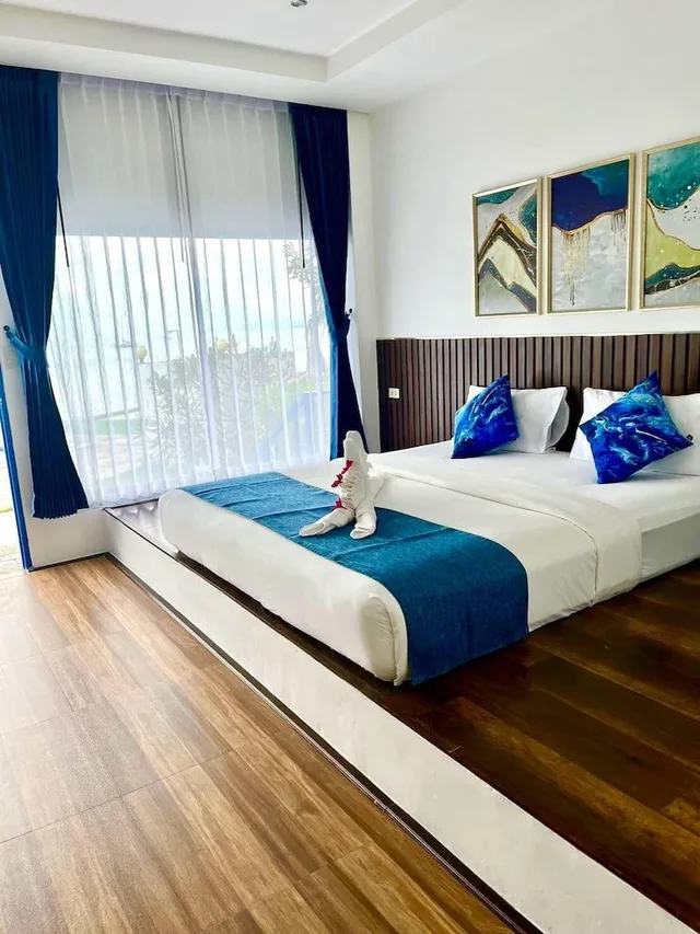 فيلا بريميير بسرير كينج بإطلالة على البحر، Sarocha Villa 2/9
