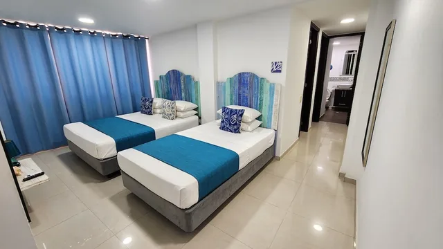 2 Bedrooms, Supreme, Suite, Twin Beds, Sofa، White Coral Apartasuites 2/7