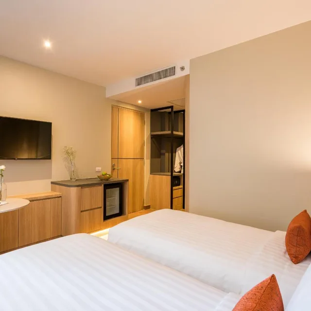 غرفة ديلوكس بسرير مزدوج بإطلالة على المدينة، The Key Premier Hotel Sukhumvit 3/10