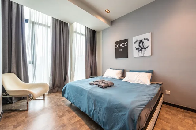 2 Bedrooms, Signature, Loft, 1 King and 2 Queen Beds, Single Bed, Kuala Lumpur City Center View, Hot Tub, Expressionz KLCC by Wodages 4/6