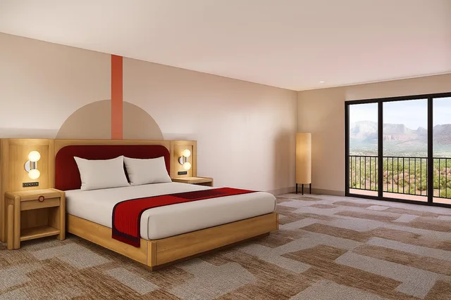 غرفة ديلوكس بسرير مزدوج بشرفة، Poco Diablo Resort 1/1