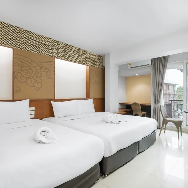 غرفة ديلوكس ثلاثية، COZYTEL CHIANGMAI 4/7