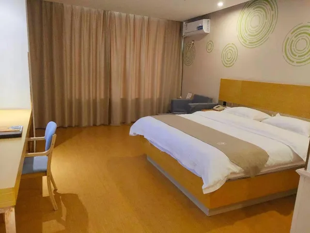 غرفة سوبيريور بسرير كوين، GreenTree Inn Wuxi Huishan District Yangshan Town Jiayang Life Plaza Business Hotel 3/4