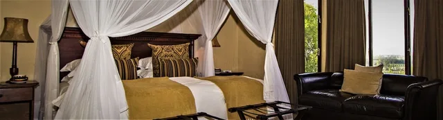 غرفة فاخرة بسرير مزدوج أو سريرين منفصلين، Hitgeheim Country Lodge Eco Reserve 5/6