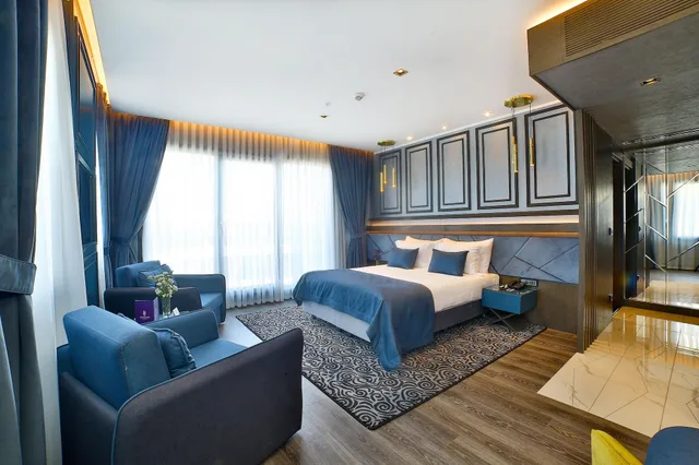 غرفة ديلوكس بشرفة، Amethyst Hotel Istanbul 3/3