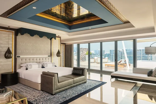 غرفة ملكية ركنية بسريرين مزدوجين بغرفتي نوم، Marriott Marquis Dubai Creek 1/2