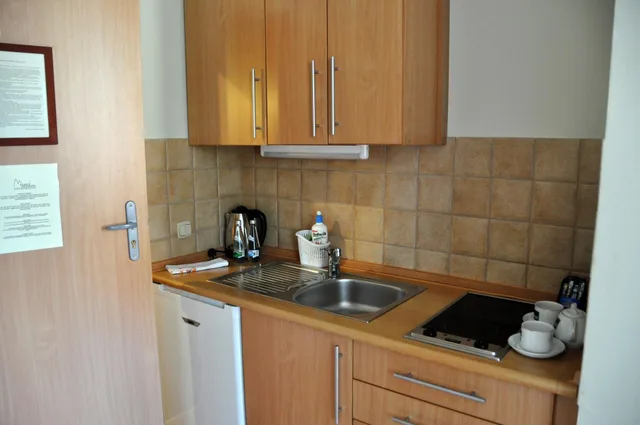 غرفة رباعية بمطبخ صغير، Maly Krakow Aparthotel 3/4