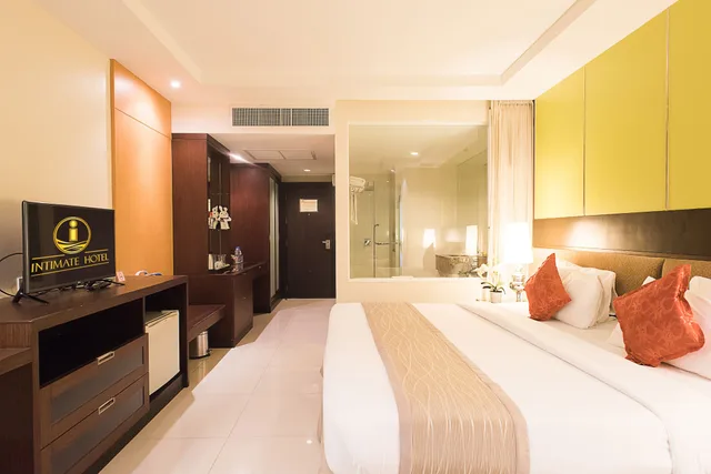 غرفة ديلوكس بسريرين منفصلين بحوض جاكوزي، Intimate Hotel 3/5