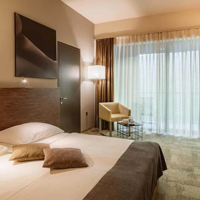غرفة قياسية بسرير مزدوج أو سريرين منفصلين بإطلالة على المسبح، Sotelia Hotel 7/10