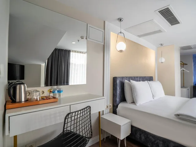 غرفة بسرير كوين بشرفة، Actuel Life Hotel 9/10
