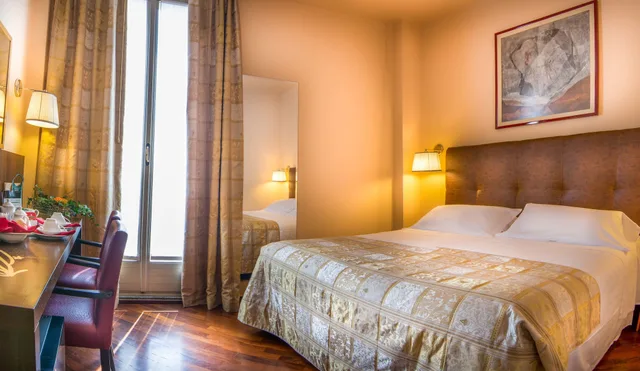 غرفة كلاسيكية بسريرين منفصلين، Hotel Regina Milano 5/10