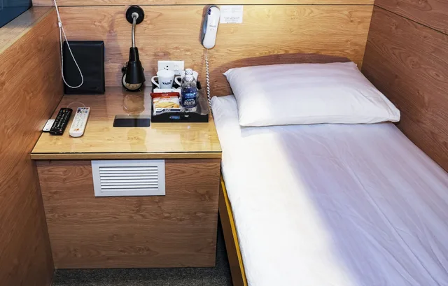 غرفة أساسية مفردة بسرير فردي، VATC SleepPod Terminal 2 1/5