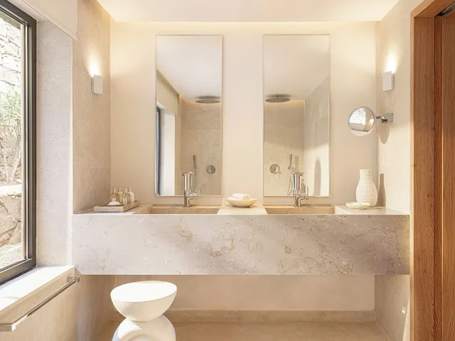 جناح عائلي بسرير مزدوج وسريرين منفصلين، Cape Sounio, A Resort to Live 4/4
