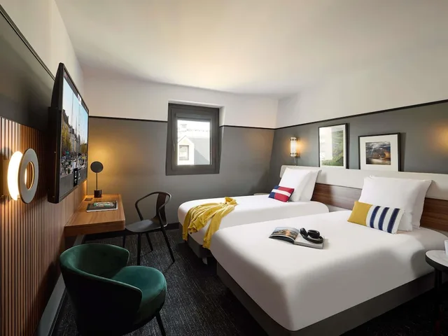 غرفة كلاسيكية بسريرين منفصلين، Mercure Caen Centre Port de Plaisance 5/10