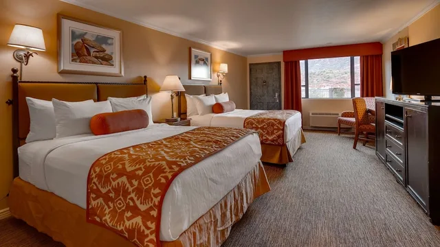 غرفة قياسية بسريرين كوين لذوي الإعاقة، Best Western Plus Arroyo Roble Hotel & Creekside Villas 1/10