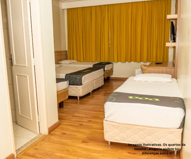 غرفة ديلوكس عائلية، Voa Hotel Caxambu 4/5