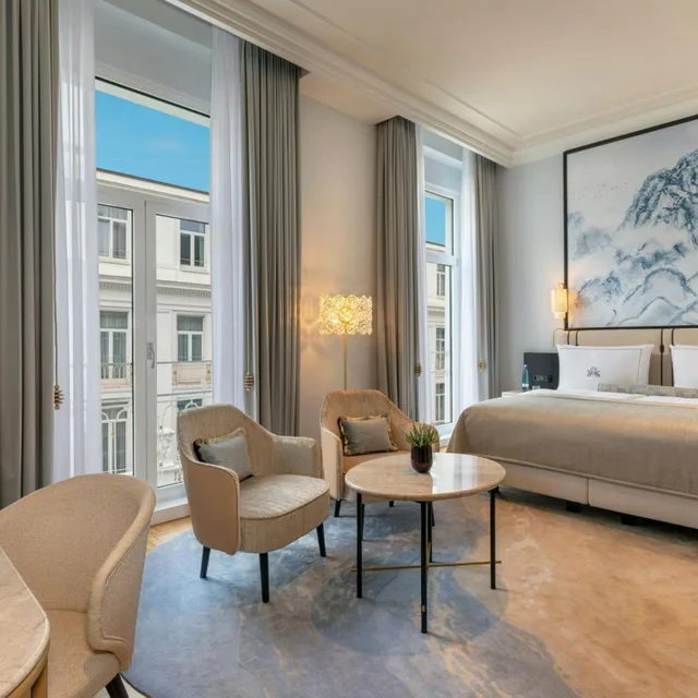 غرفة ديلوكس بسرير كينج، Hotel Atlantic Hamburg, Autograph Collection 3/8