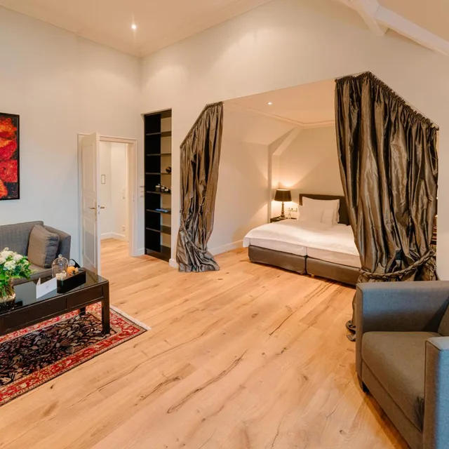 جناح جونيور بسرير كينج، Schlosshotel Hugenpoet 8/10