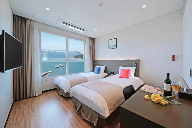 غرفة ديلوكس بسريرين منفصلين، Air Sky Hotel Incheon 1/1