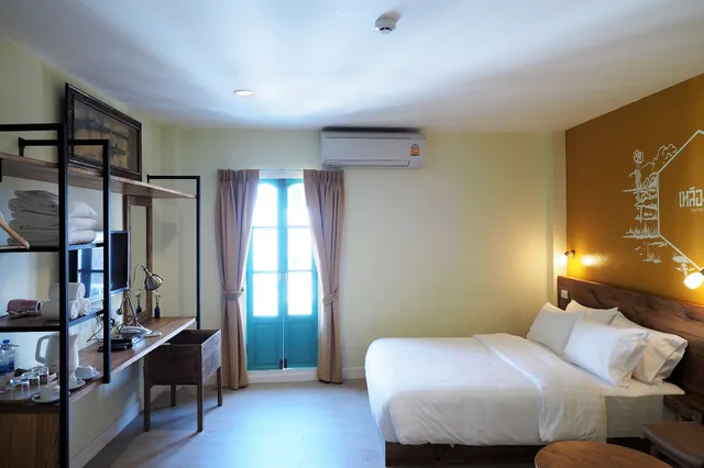 غرفة ديلوكس بسرير مزدوج، Siri Poshtel Bangkok 3/10