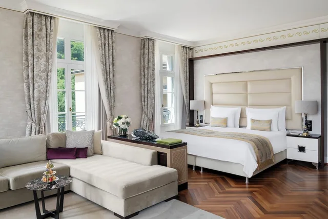 جناح جونيور ركني بسرير مزدوج وسريرين منفصلين، Grand Resort Bad Ragaz 2/5