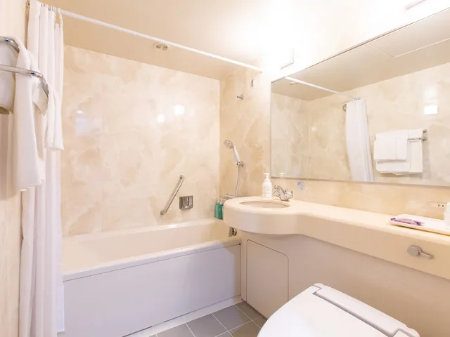 غرفة سوبيريور بسريرين مزدوجين، Toyama Chitetsu Hotel 2/2