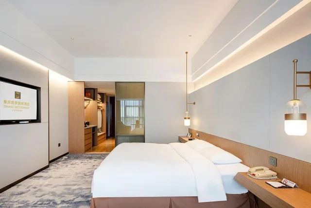 غرفة ديلوكس بسرير كوين، Grand Metropark Hotel Chongqing 1/1