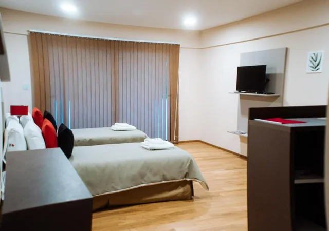 غرفة بسرير مزدوج بإطلالة على الجبل، Apart Hotel Quijote by DOT Suites 1/10