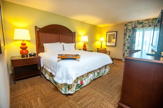 جناح بسرير كينج بإطلالة على المسبح، Hampton Inn Suites San Juan 2/6