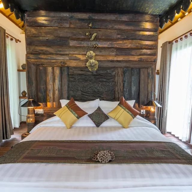 غرفة ديلوكس بسرير مزدوج بشرفة، Bong Thom Forest Lodge 7/10