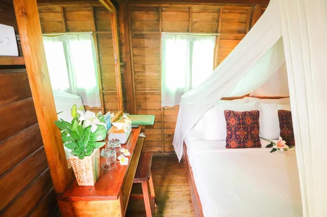 بنغل بسرير كوين، Villa Jj And Spa Ubud 3/10