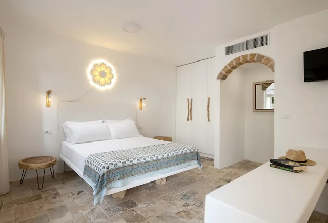 غرفة جونيور بسرير كوين، Hotel Masseria Fontanelle 2/3